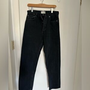 Agolde 90’s Pinch Black Denim Jeans